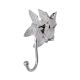 Brass Silver Butterfly Shaped Wall Hook