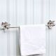 Silver Brass Butterfly Bathroom Towel Holder