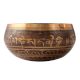 Black Brass Tibetan Meditation Music Bowl