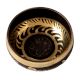 Black Brass Tibetan Singing Bowl For Meditation