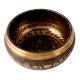 Brown Brass Tibetan Singing Bowl from Nepal