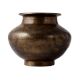 Brass Holy Water Pot with Floral Border With Text