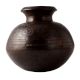 Brass  Ghada Planter Pot In Dark Finish