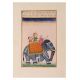 The Royal Riding Miniature Elephant Painting