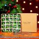 25 Pieces Modern Green Coloured Christmas Ornaments