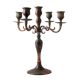 Vintage Brass 5 Arms Candelabra Candle Holder