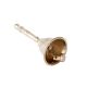 Brass  Hand Held Pooja Bell In Silver Finish