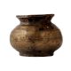 Brass Round Water Pot With Fine Carving