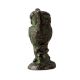 Brass Statue OfÂ Owl Sitting on a Log