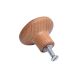 Handmade Plain Natural Wooden Round Cabinet Knobs