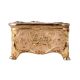 Ornate GoldenÂ Metal Treasure Chest Box