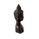 Black Brass Buddha Statue In Meditation