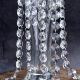 Crystal Clear GlassÂ Garland Strand Chandelier Hanging With 50 Beaded ChainÂ (45 Inch)