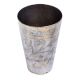 Carved Brass Lassi Glass With Flower And Leaves Design
