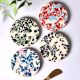 Handmade Terrazzo Multicolor Round Resin Set of 4 Decorative Table Coasters
