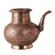 Vintage Holy Water Pot with Floral Motifs