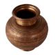 Handmade Engraved Bronze Gangajal Pot for Pooja