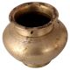 Indian Engraved Brass Holy Water Pot