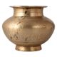 Indian Engraved Brass Holy Water Pot