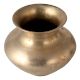 Plain Shiny White Metal Alloy Pot for Home Decor