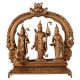 Handmade Brass Ram Darbar with Hanuman
