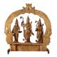 Handmade Brass Ram Darbar with Hanuman