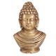 Brass Buddha Bust Statue with fine Artwork