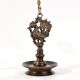 Brass Hanging Villaku Annapakshi Diya Oil Lamp