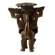 Brass Chinese Foo Dog  Candle Holder