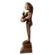 Brass Standing Lady Statue in Fine Art