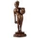 Brass Statue of Standing Lady in Half Plate