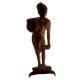 Brass Statue of Standing Lady in Half Plate