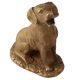 Brass Dog or Shvaana Statue in Antique Finish
