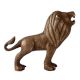 Handmade Brass Statue of Roaring Lion