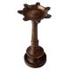 Vintage Oil Lamp Stand with 7 Jyots