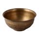 Brass Bowl With Dark Finish For Decoration