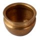 Brass Wide Mouth Water Pot In Golden Finish