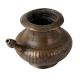 Brass Ribbed Holy Pot With Stout