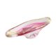 Elegant Pink Glass Used Fruit Bowl