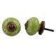 Lime Green Flower Dresser Knob