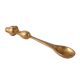 Brass Spoon With Hen Finial Used In Pooja