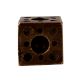 Old Brass Dice Paperweight
