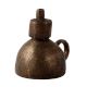 Brass Kerosene Lamp In Dark Finish