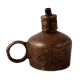 Brass Lightning Oil Lamp With Handle