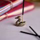 Antique Golden Brass Duck Agarbatti Holder Stand