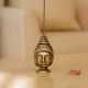 Antique Golden Brass Buddha Face Agarbatti Holder Stand