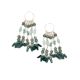 Beads Hanging Earrings With 92.5 Sterling  Silver