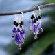 Amethyst 92.5 Sterling Silver Chandelier Earrings