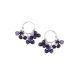 92.5 Sterling Silver Blue Charming Earrings