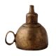 Elegant Brown Finish Kerosene Oil Lamp
